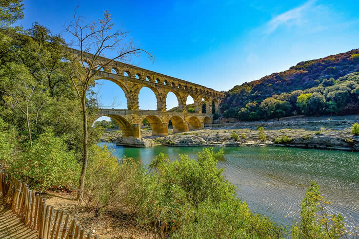 Le pont du Gard en France